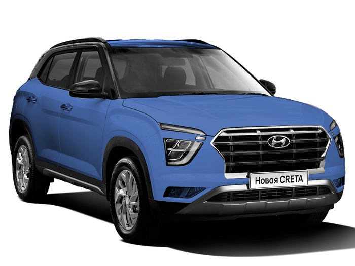 Hyundai Creta Galaxy Blue Pearl