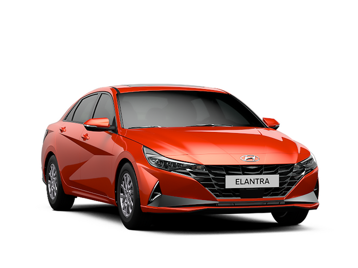 Hyundai Elantra Lava Orange